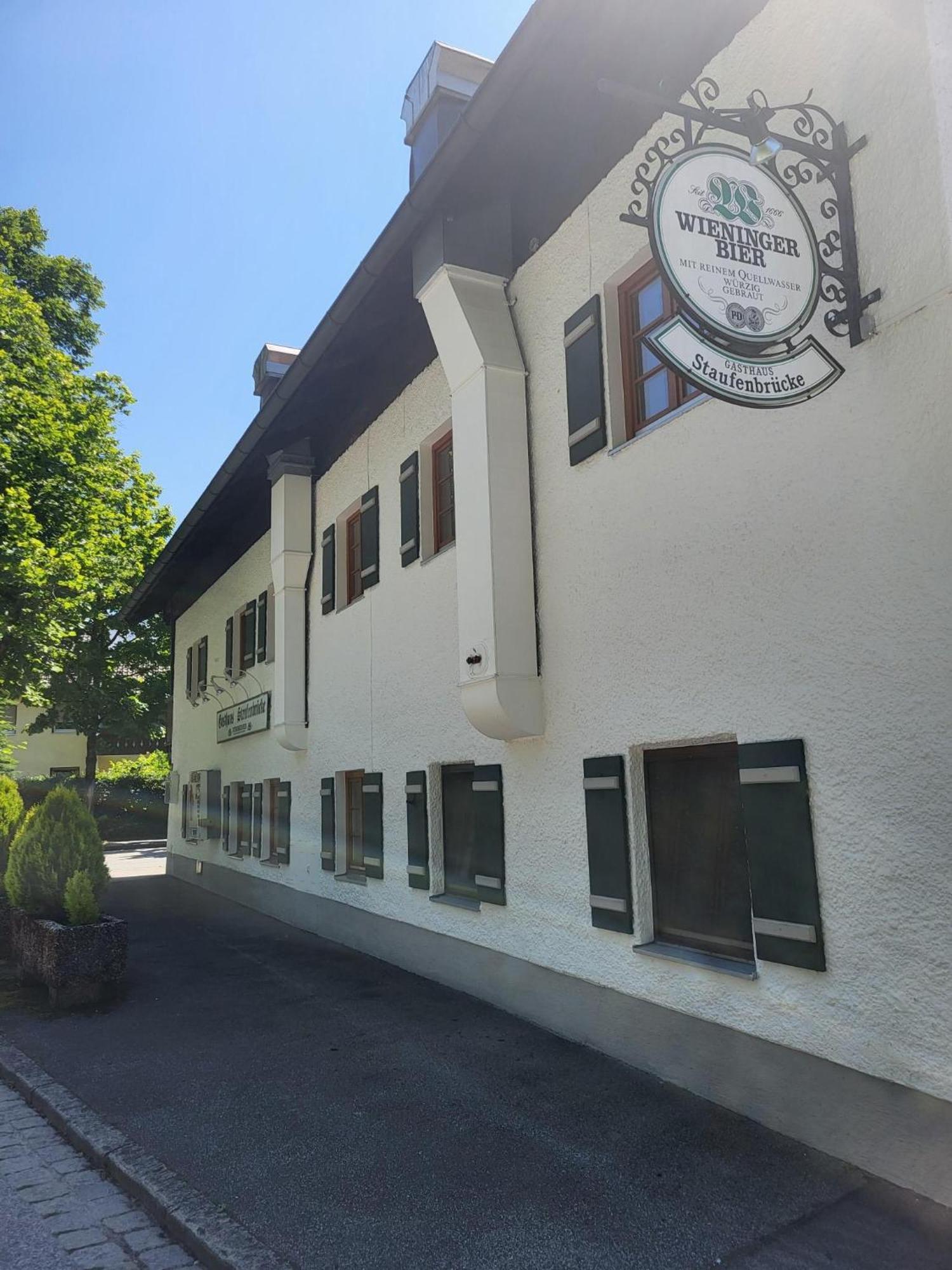 Gasthaus Staufenbruecke Bad Reichenhall Dış mekan fotoğraf